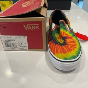 Vans Multicolor Tie-Dye Slip-On Sneakers